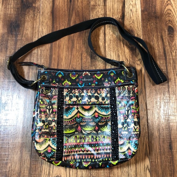 Sakroots Handbags - Sakroots Black & multicolored cross body bag
